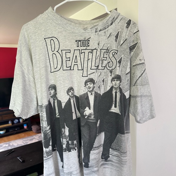 Vintage 1997 The Beatles AOP front shirt - Picture 2 of 7